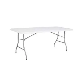 MESA PVC PLEGABLE CON DOBLE PATA