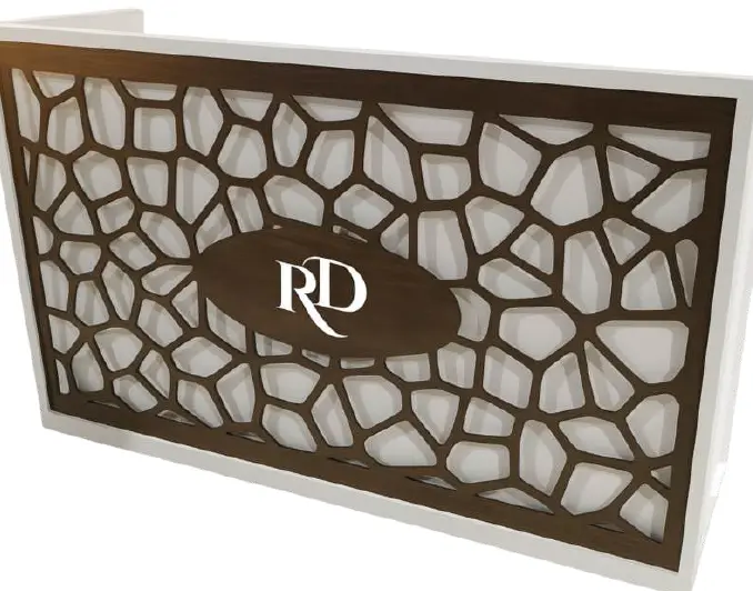 BARRA PERSONALIZABLE CON SU PROPIA MARCA MADERA PINO EXTERIOR