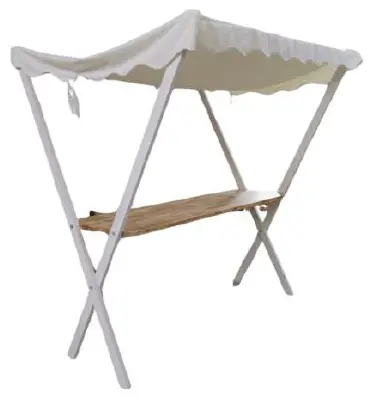 ESTANTERIA CON  TOLDO